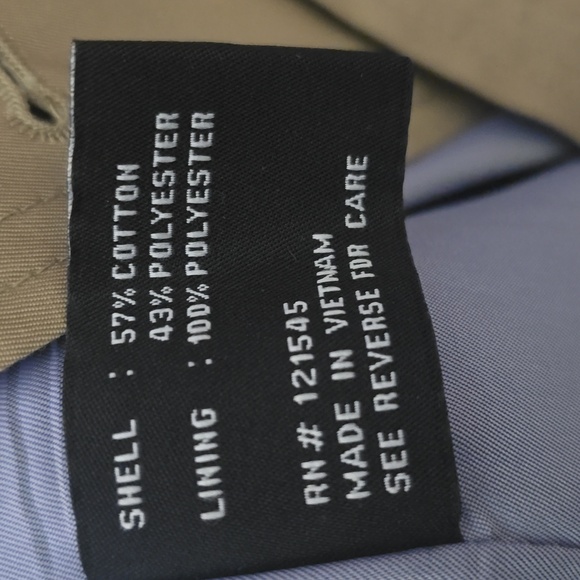 London Fog Classic Beige Long Trench Coat - Picture 6 of 13